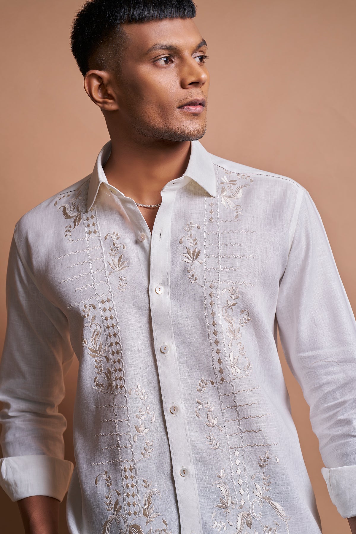 ABSTRACT EMBROIDERY SHIRT