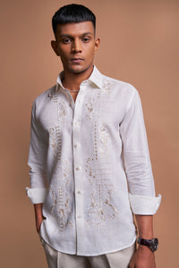 ABSTRACT EMBROIDERY SHIRT