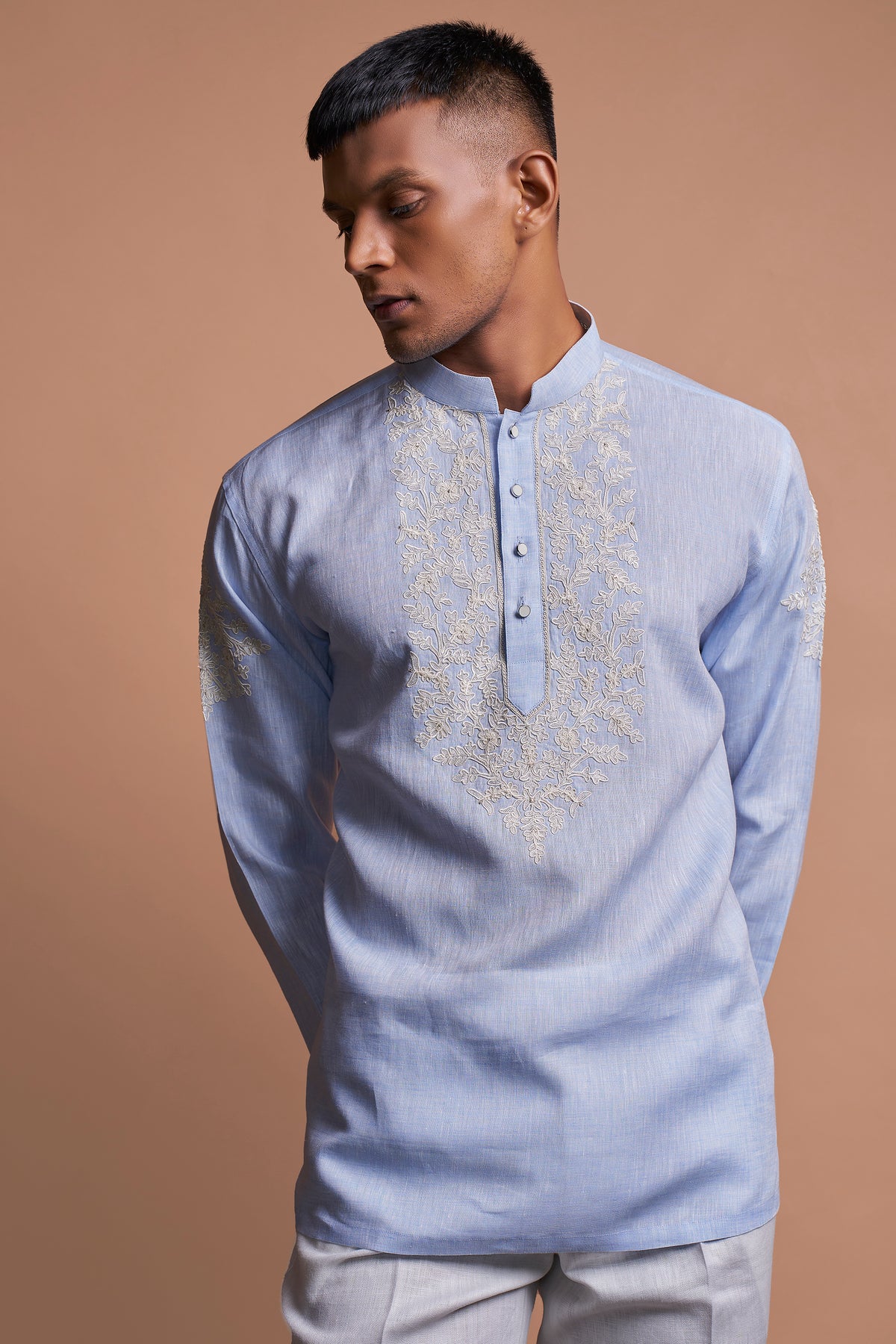 THE BLUE SHORT KURTI SHIRT