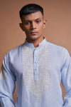 THE BLUE SHORT KURTI SHIRT