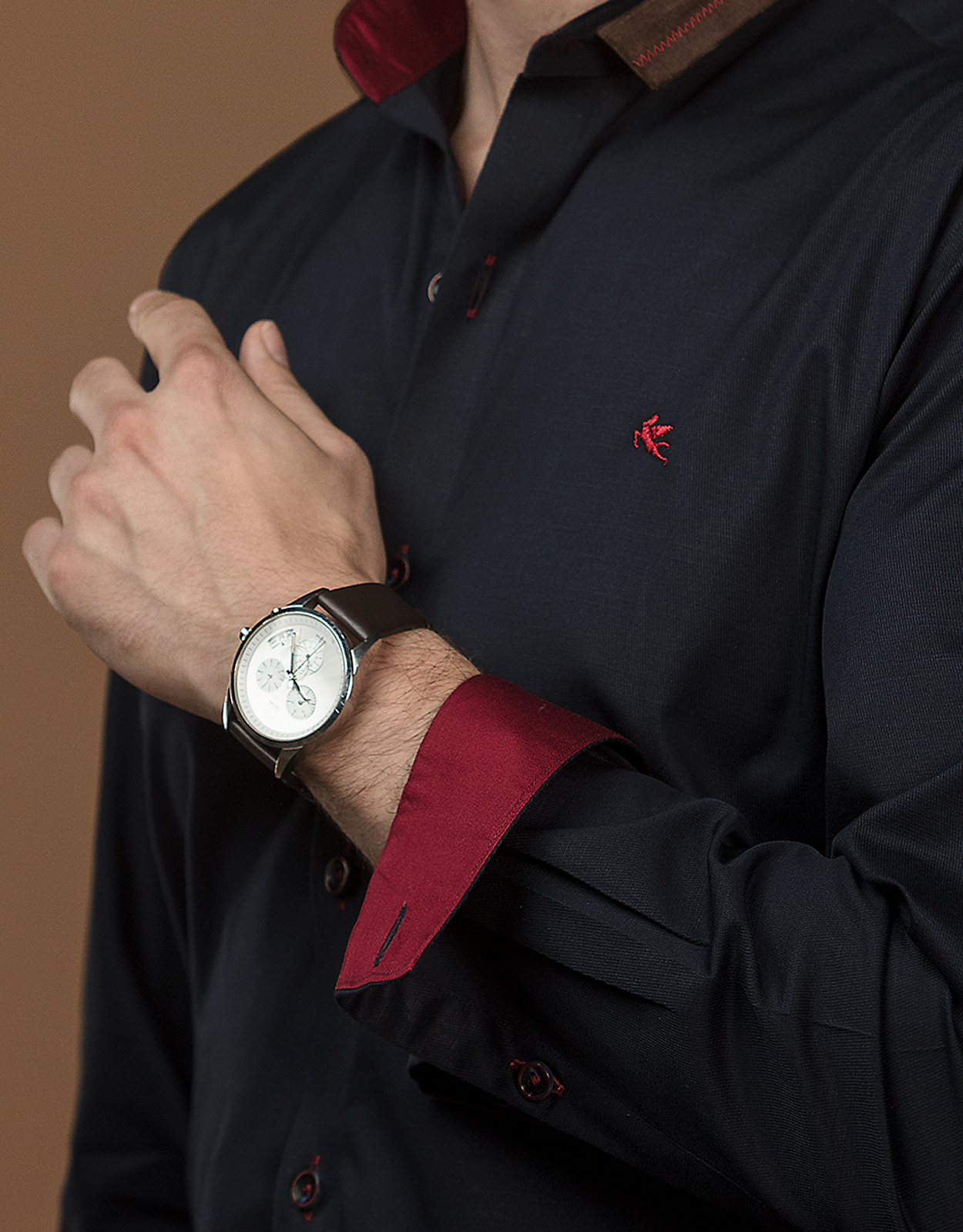 CORDROY COLLARED SHIRT