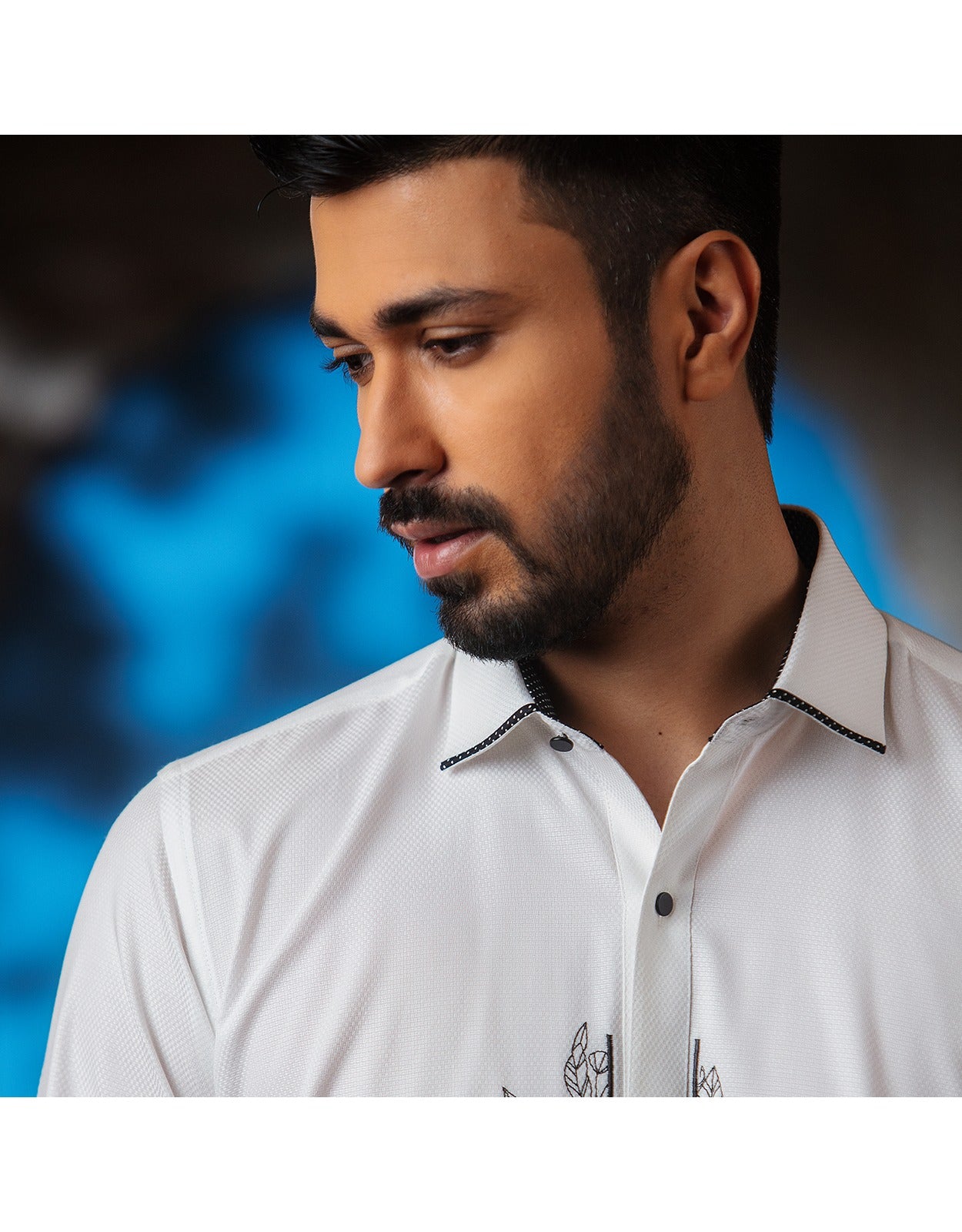 BIG FLORAL EMBROIDERED SHIRT