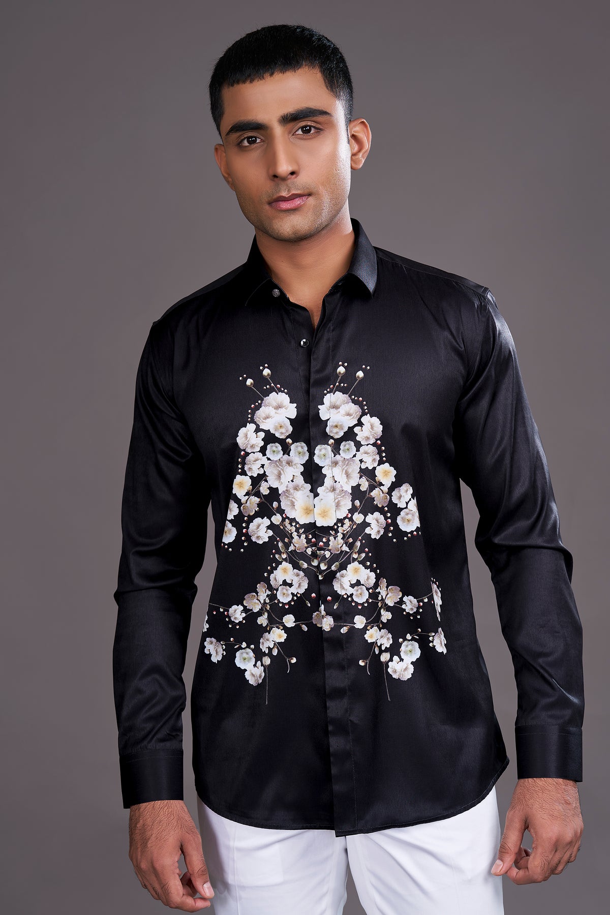 FLORAL PANEL SHIRT