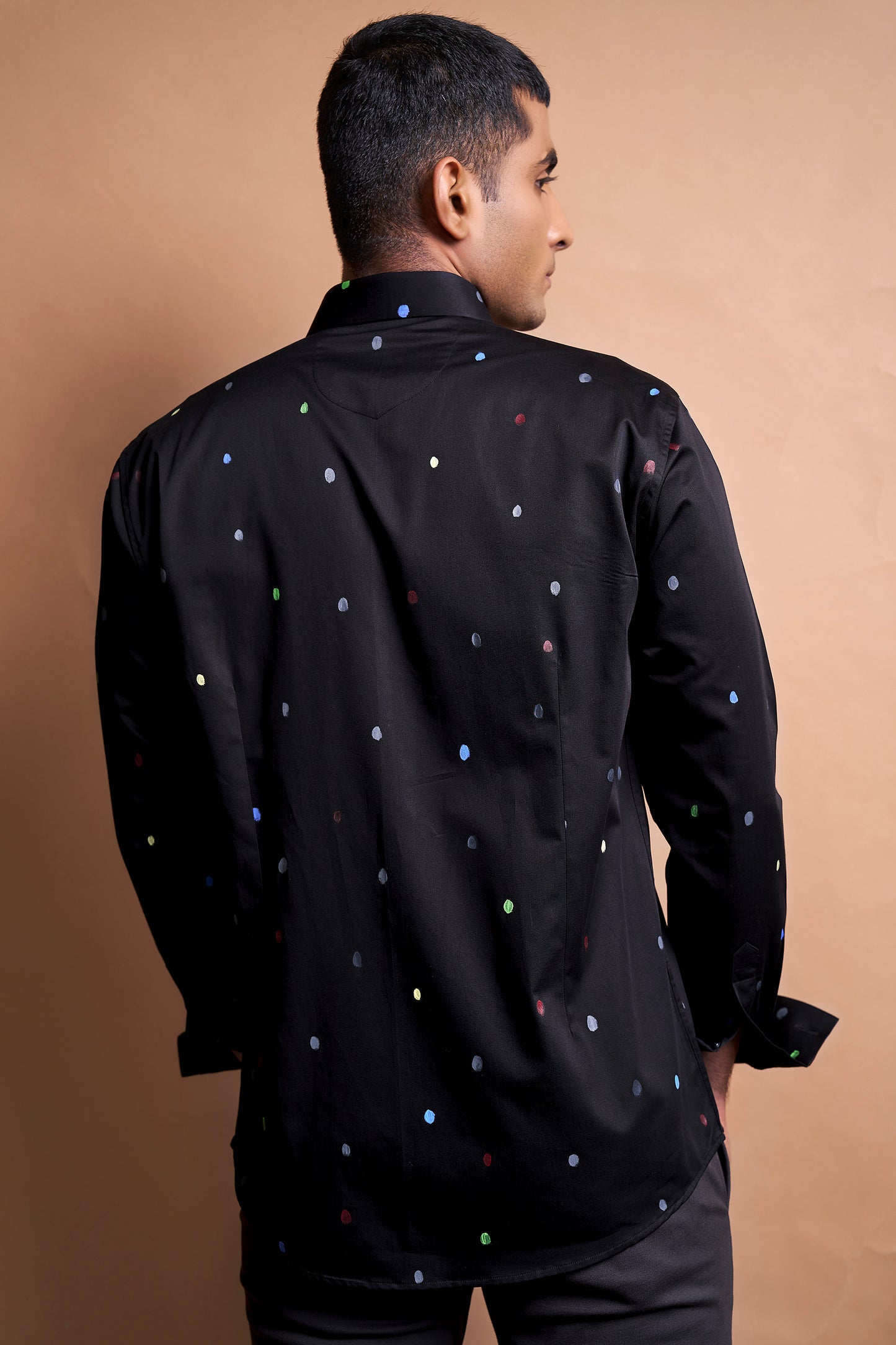 COLOURFUL POLKA DOTS SHIRT