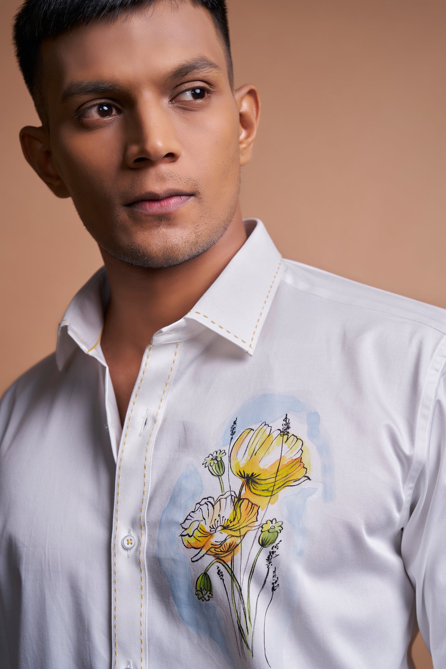 THE YELLOW FLOWER SHIRT