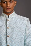POWDER BLUE SHERWANI