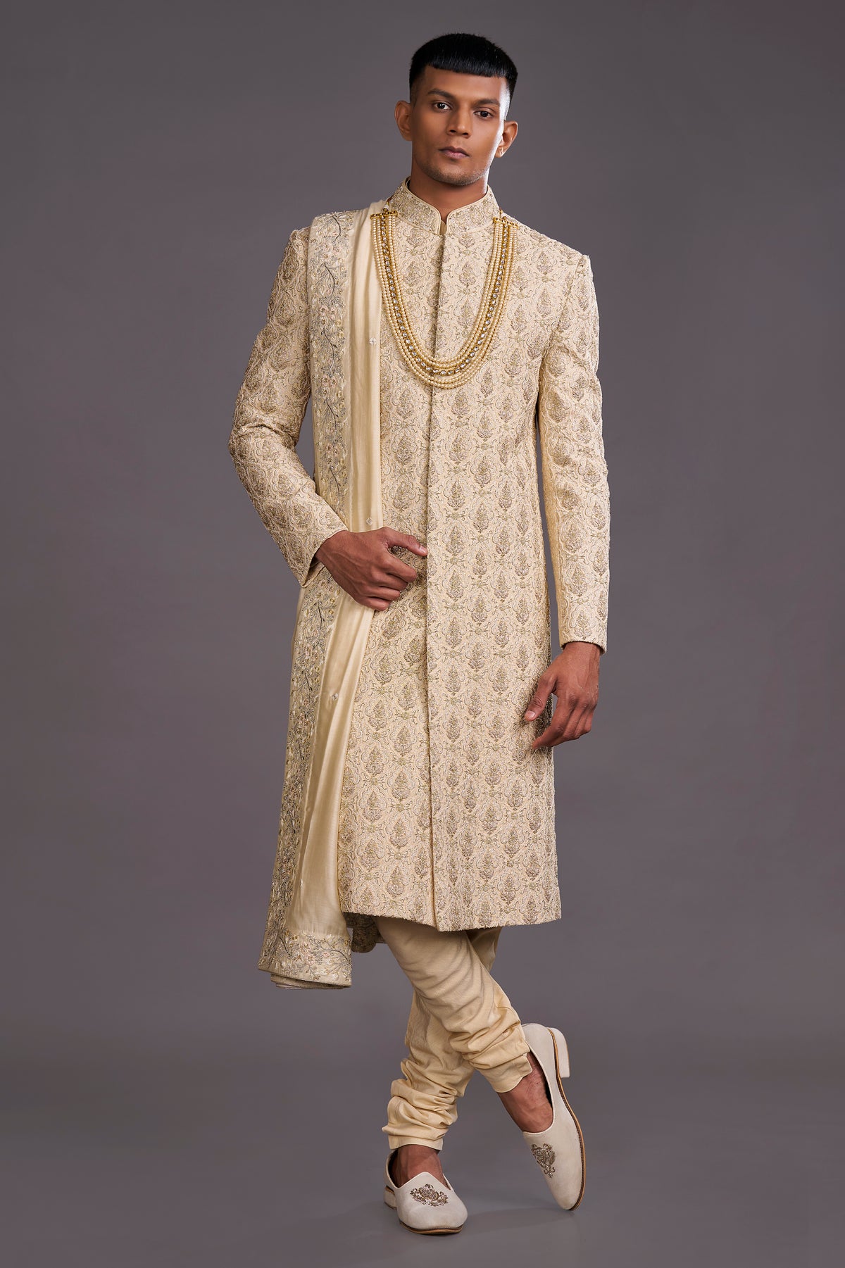 GOLDEN SHERWANI