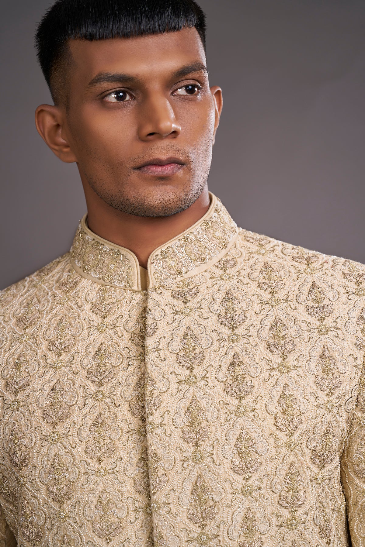 GOLDEN SHERWANI