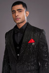 BLACK SHIMMERY SUIT