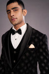 BLACK VELVET TUXEDO SUIT