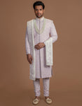 SOFT PASTEL MAUVE SHERWANI