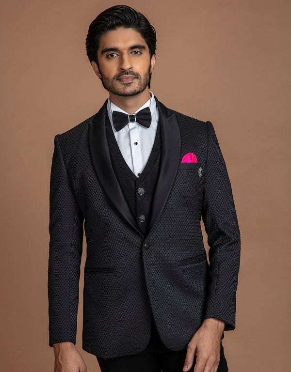 BLACK PEARL WORK TUXEDO SUIT