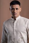 Natural Linen Floral Shirt