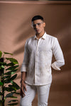 Floral Hand Embroidered Shirt