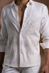 Floral Hand Embroidered Shirt