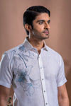 Floral Hand Painted Shirt
