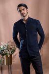 Mandarin Hand Embroidered Shirt