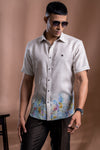 Floral Hand Painted Shirt