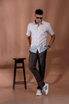 Floral Hand Painted Shirt