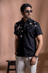 Golden Stars Hand Embroidered Shirt
