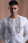 Geometric Hand Embroidered Shirt