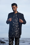 Black Coloured Indo-Western Set