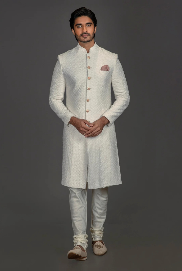CLASSIC IVORY SHERWANI