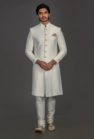CLASSIC IVORY SHERWANI