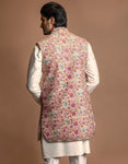 KASHMIRI EMBROIDERY OPEN BUNDI SET