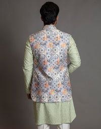Multi Colour Open Bundi Set