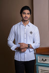 White Motif Shirt