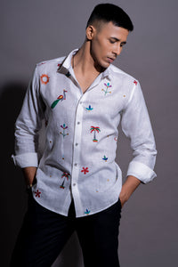 Colourful Peacock Shirt