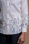 Floral Hand Embroidered Shirt