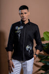 Floral Hand Painted Shirt