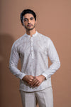 White Embroidered kurti