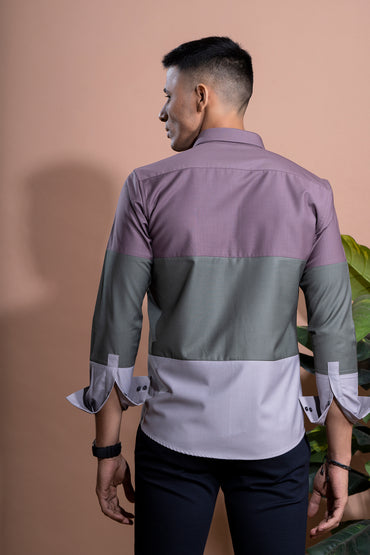 Rectangle Patterned Shirt