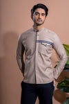 Khakhi Mandarin Shirt