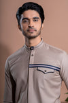 Khakhi Mandarin Shirt