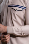 Khakhi Mandarin Shirt