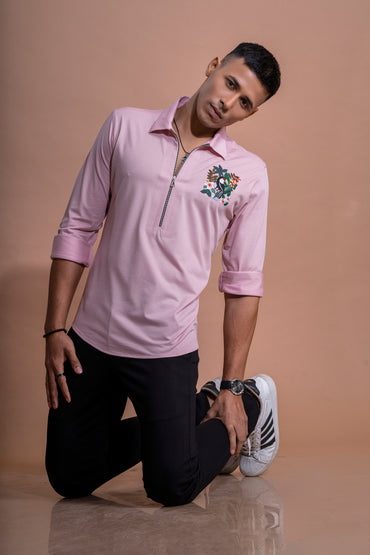 Hornbill Hand Embroidered Shirt