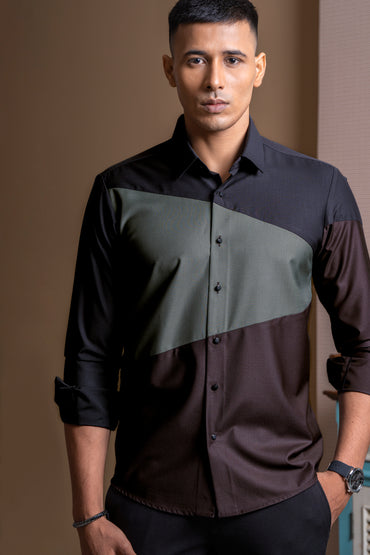 Triangle Patterned Shirt