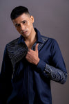 Blue Zipper Shirt