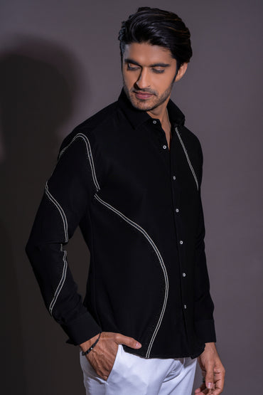 Abstract Black Shirt