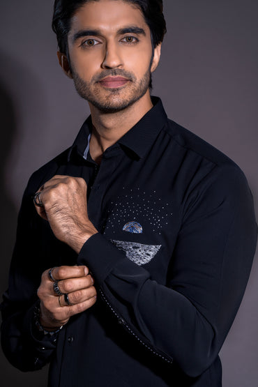 Earth Hand Embroidered Shirt